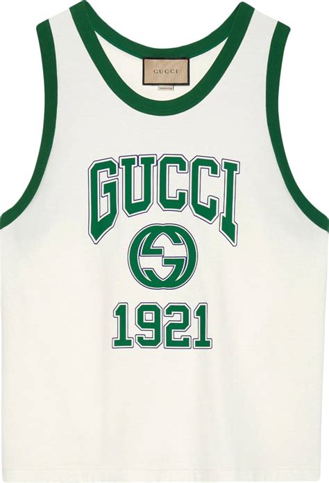 zamasport for gucci tank rayon white black buckle